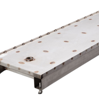 COUVERCLE PLANCHE DE SAUT AVEC REBORDS INOX POLANIK