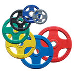 DISQUE MUSCULATION CAOUTCHOUC COULEUR