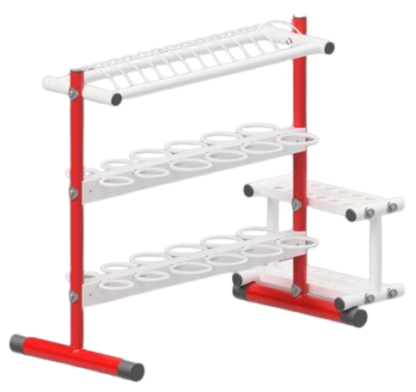 MULTI RACK 24 poids, 13 disques, 12 javelots