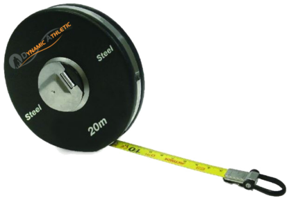RUBAN de MESURE 20 m en ACIER CLASSE 2