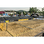 TERRAIN DE COMPETITION DE BEACH HANDBALL