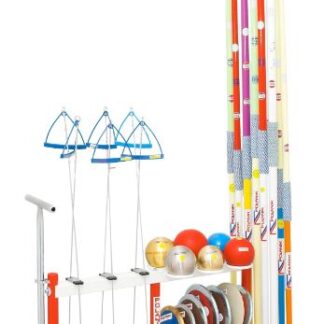 MULTI RACK A ROUES 6 marteaux, 12 poids, 7 disques, 12 javelots